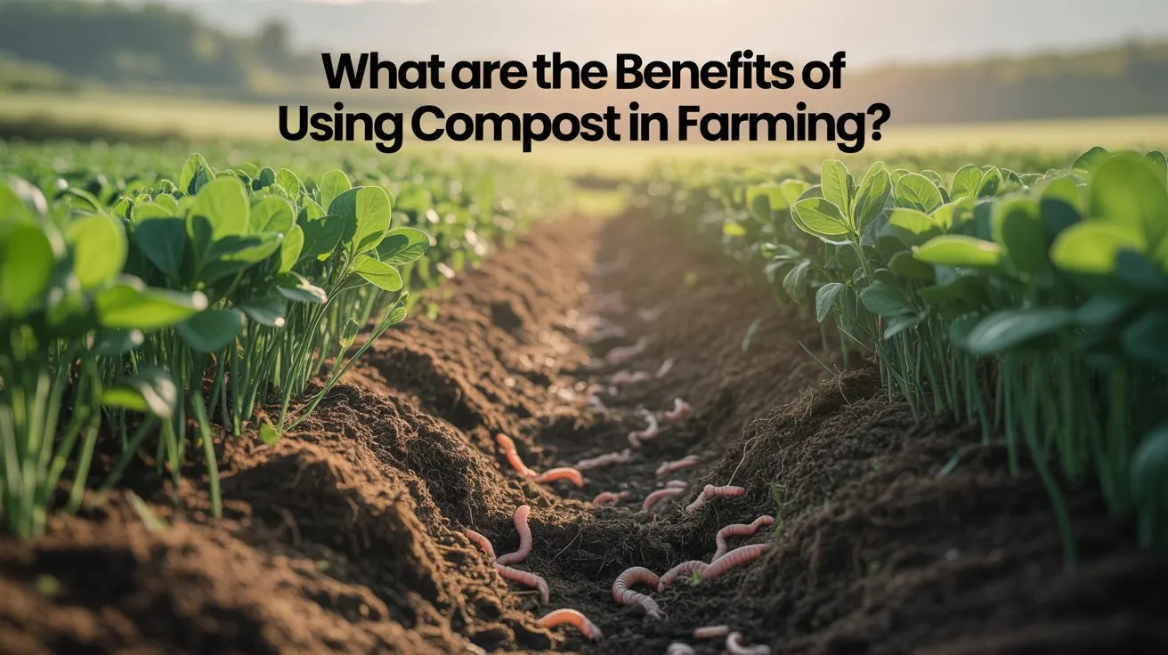 What are the benefits of using compost in far..